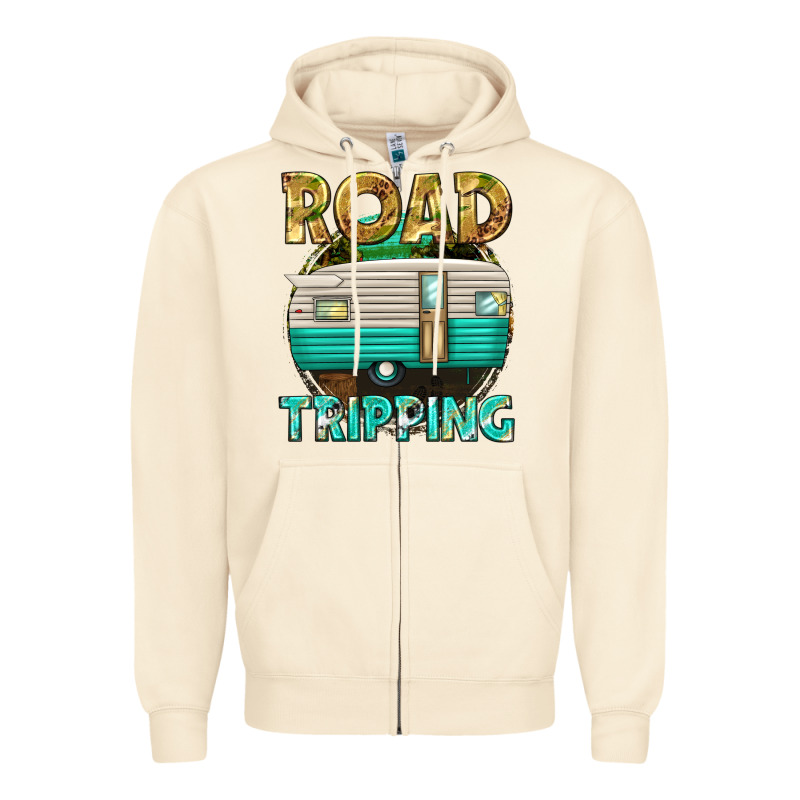 Road Tripping Zipper Hoodie by texasbilliewilder | Teevron