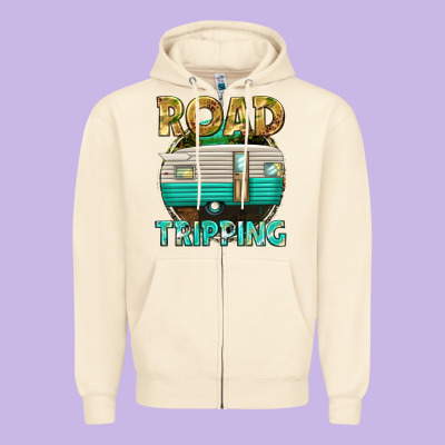 Zipper Hoodie road tripping