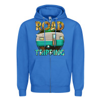 True Royal road tripping Zipper Hoodie - texasbilliewilder