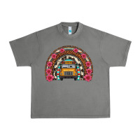 Tornado school bus leopard cowhide rainbow Urban Heavy Tee - Artiststas