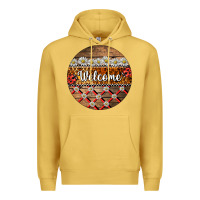 Antique Gold ladybug welcome ornament Premium Hoodie - BarkalooDesign