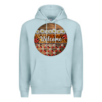 Blue Mist ladybug welcome ornament Premium Hoodie - BarkalooDesign