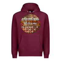 Burgundy ladybug welcome ornament Premium Hoodie - BarkalooDesign