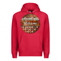 Cardinal ladybug welcome ornament Premium Hoodie - BarkalooDesign