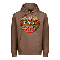 Chestnut ladybug welcome ornament Premium Hoodie - BarkalooDesign
