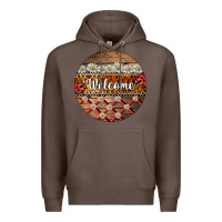 Coffee ladybug welcome ornament Premium Hoodie - BarkalooDesign