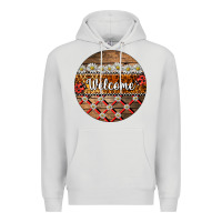 Dove Grey ladybug welcome ornament Premium Hoodie - BarkalooDesign
