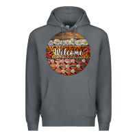 Rock ladybug welcome ornament Premium Hoodie - BarkalooDesign