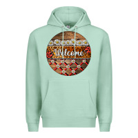 Seafoam ladybug welcome ornament Premium Hoodie - BarkalooDesign
