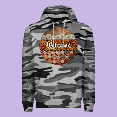 Ladybug Welcome Ornament Premium Hoodie Designed By Barkaloodesign
