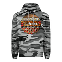Slate Camo ladybug welcome ornament Premium Hoodie - BarkalooDesign