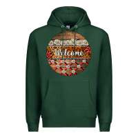 Sports Green ladybug welcome ornament Premium Hoodie - BarkalooDesign
