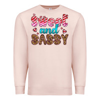 Pale Pink sweet and sassy Premium Sweatshirt - HRA Design Shop