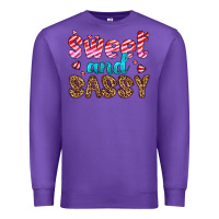 Purple sweet and sassy Premium Sweatshirt - HRA Design Shop