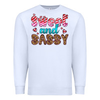 White sweet and sassy Premium Sweatshirt - HRA Design Shop