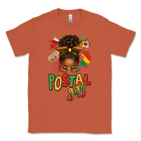 Copper juneteenth afro messy bun postal girl Classic Tee - texasbilliewilder