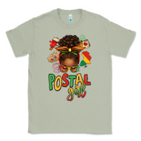 Matcha juneteenth afro messy bun postal girl Classic Tee - texasbilliewilder