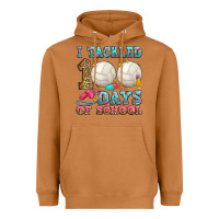 Meerkat i tackled 100 days of school volleyball Heavyweight Hoodie - Zillion Design Studio