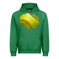 Emerald leopard softball patch Urban Hoodie - Jasminsmagicworld