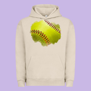 Leopard Softball Patch Urban Hoodie Designed By Jasminsmagicworld