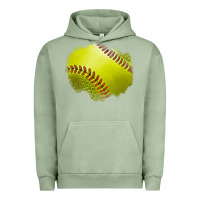 Pigment Oil Green leopard softball patch Urban Hoodie - Jasminsmagicworld