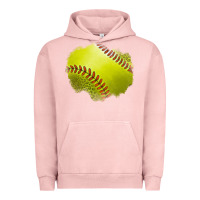 Pigment Salmon leopard softball patch Urban Hoodie - Jasminsmagicworld