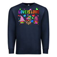 Navy lgbtq love is love gnomes Premium Sweatshirt - HRA Design Shop