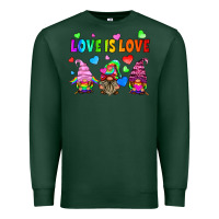 Sports Green lgbtq love is love gnomes Premium Sweatshirt - HRA Design Shop