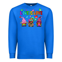 True Royal lgbtq love is love gnomes Premium Sweatshirt - HRA Design Shop