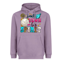 Lavender small town big spirit volleyball Heavyweight Hoodie - Zillion Design Studio