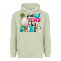 Matcha small town big spirit volleyball Heavyweight Hoodie - Zillion Design Studio