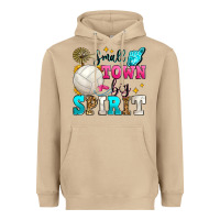 Mushroom small town big spirit volleyball Heavyweight Hoodie - Zillion Design Studio