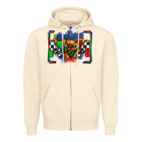 Sandshell autism mom checkered flag Zipper Hoodie - Zillion Design Studio