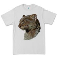 Dove Grey Jaguarundi Head Premium Tee - LillyAllenDesigns