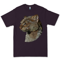 Plum Jaguarundi Head Premium Tee - LillyAllenDesigns