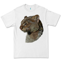 White Jaguarundi Head Premium Tee - LillyAllenDesigns