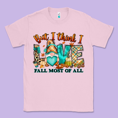 But I Think I Love Fall Most Of All Gnome Classic Tee Designed By Ranaportraitstore