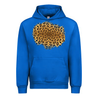 Cobalt leopard patch Urban Hoodie - Jasminsmagicworld