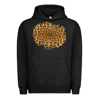 Pigment Black leopard patch Urban Hoodie - Jasminsmagicworld