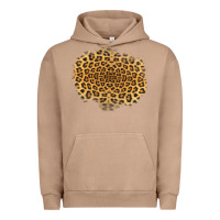 Pigment Burro leopard patch Urban Hoodie - Jasminsmagicworld