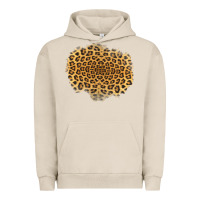Pigment French Oak leopard patch Urban Hoodie - Jasminsmagicworld