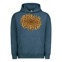 Pigment Midnight Navy leopard patch Urban Hoodie - Jasminsmagicworld