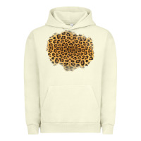 Pigment Pistachio leopard patch Urban Hoodie - Jasminsmagicworld