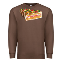 Chestnut chocolate christmas cake fa element Premium Sweatshirt - FaDigitalArtStudio