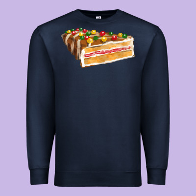 Chocolate Christmas Cake Fa Element Premium Sweatshirt Designed By Fadigitalartstudio