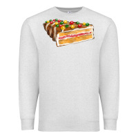 Oatmeal Heather chocolate christmas cake fa element Premium Sweatshirt - FaDigitalArtStudio