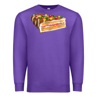 Purple chocolate christmas cake fa element Premium Sweatshirt - FaDigitalArtStudio