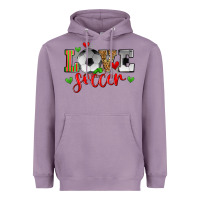 Lavender love soccer Heavyweight Hoodie - Zillion Design Studio