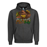 Charcoal Heather rodeo baby western Zipper Hoodie - texasbilliewilder