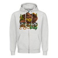 Dove Grey rodeo baby western Zipper Hoodie - texasbilliewilder